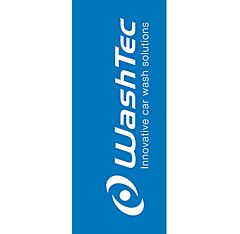 WashTec Flag blåt m/Logo 1,2x3m